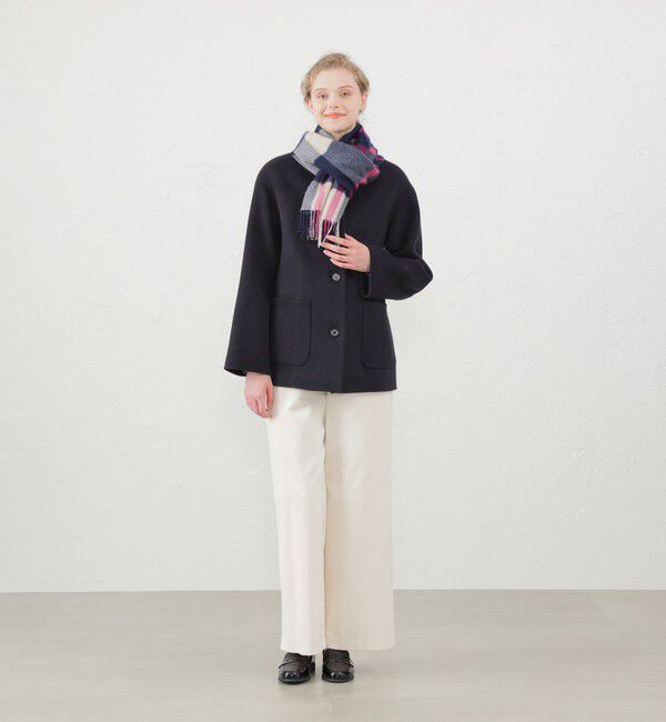 MACKINTOSH PHILOSOPHY「ウォッシャブルカシミヤカラーブロックマフラー」|マフラー|