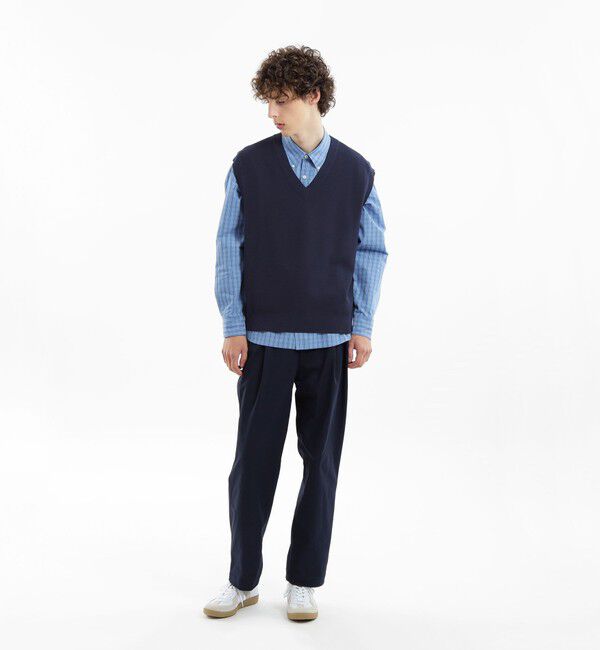MACKINTOSH PHILOSOPHY「フラッフィーニット Vネックオーバーベスト」|ニット・セーター|