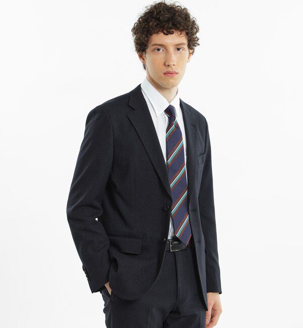 MACKINTOSH PHILOSOPHY「トロッター ジャケット#051 ストレッチドビー/ペーン」|テーラードジャケット|ネイビー