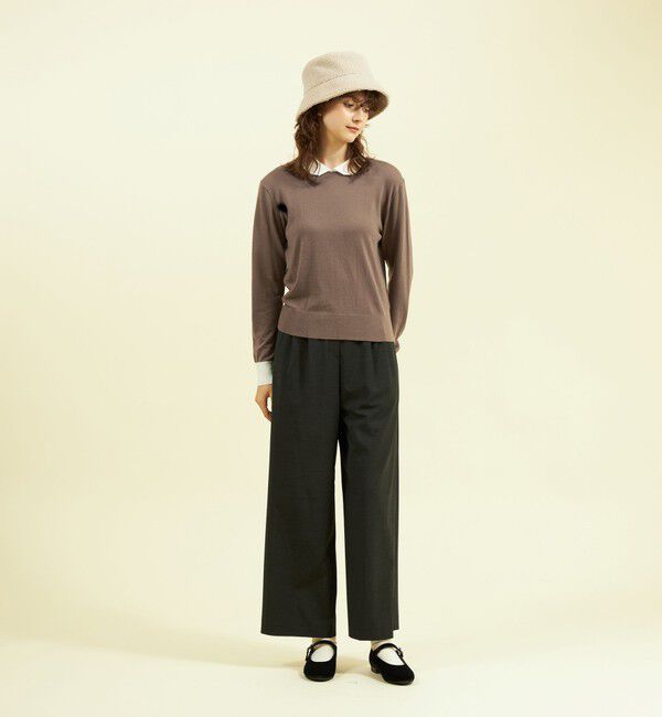 MACKINTOSH PHILOSOPHY「【WEB&一部店舗限定】ウールミックスバイカラーニット」|ニット・セーター|