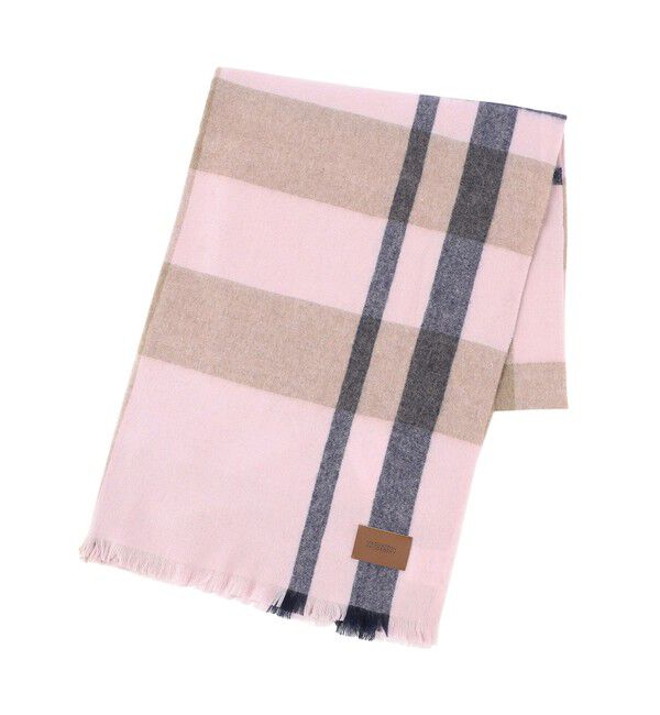 MACKINTOSH PHILOSOPHY「ウォッシャブルカシミヤブロックチェックストール」|ストール|