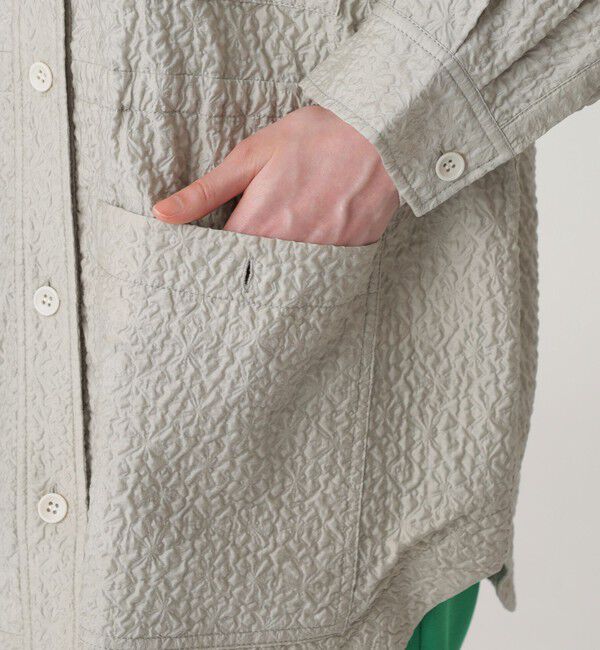  「エンボスフラワーブルゾン」|ブルゾン・スタジャン|