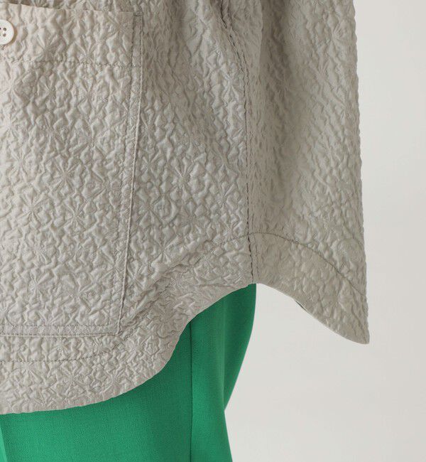  「エンボスフラワーブルゾン」|ブルゾン・スタジャン|