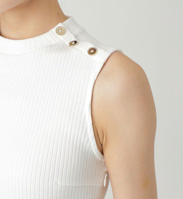  「ホワイトカラーブロックドレス」|ドレス|