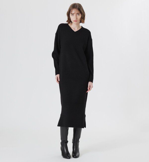  「ZIPニットコンビワンピース」|ワンピース|