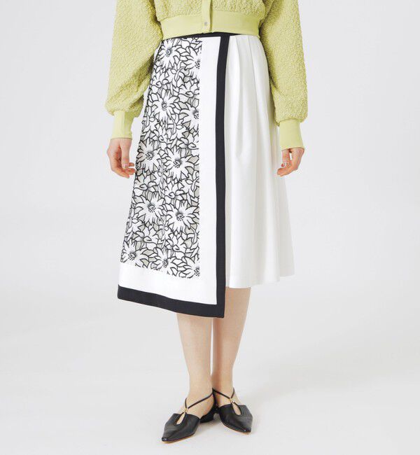  「エンブロイダリーレーススカート」|スカート|ホワイト