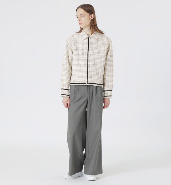  「ブリリアントツイードブルゾン」|ブルゾン・スタジャン|