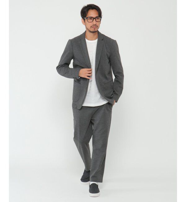 IKKA LOUNGE「カットプリントテーラードジャケット」|Tシャツ・カットソー|