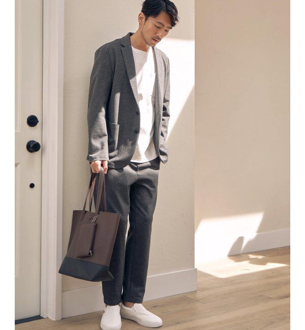 IKKA LOUNGE「カットプリントテーラードジャケット」|Tシャツ・カットソー|