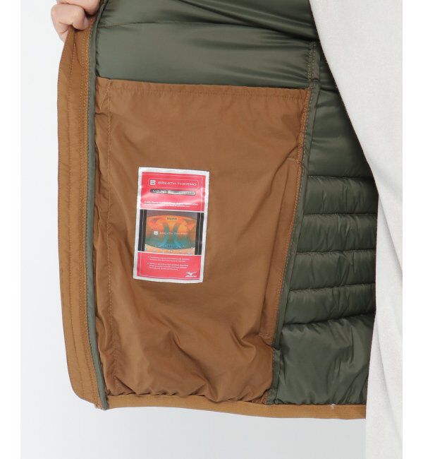 ikka「MIZUNO ミズノ ブレスサーモライトダウンジャケット」|ブルゾン・スタジャン|