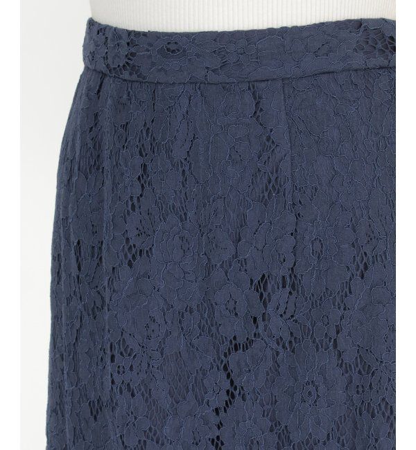 IKKA LOUNGE「レースセミタイトスカート」|スカート|