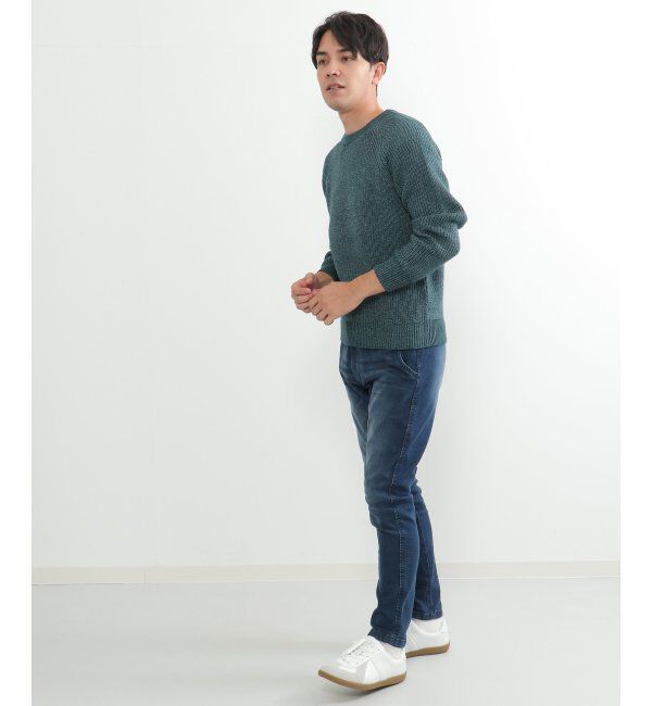 ikka「【洗える/抗菌防臭】抗菌畦クル－ネックニット」|プルオーバー|