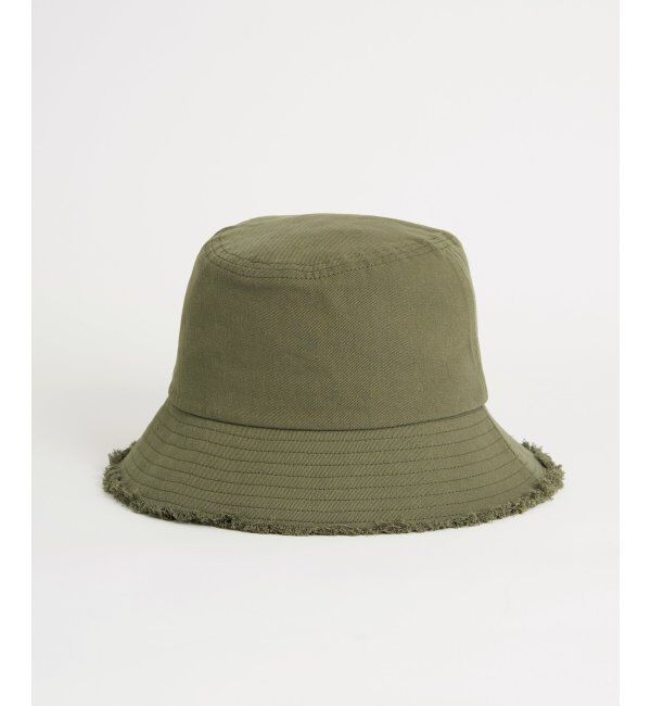ikka「UVフリンジバケットハット」|その他|グリーン