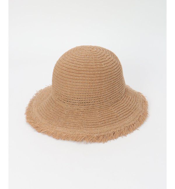 ikka「サーモフリンジハット」|その他|キャメル