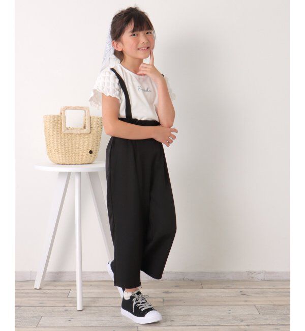 ikka kids「ストレッチサス付きワイドパンツ（120~160cm）」|その他|