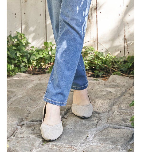 ikka「アラエルニットペタンコパンプス」|その他|