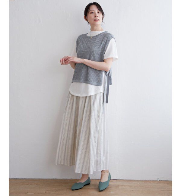 ikka「アラエルニットペタンコパンプス」|その他|