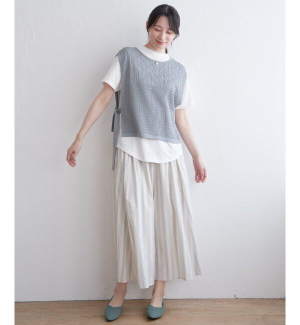 ikka「アラエルニットペタンコパンプス」|その他|