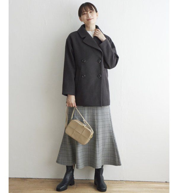 ikka「らく軽ストレッチメルトンチェスターコート」|その他|