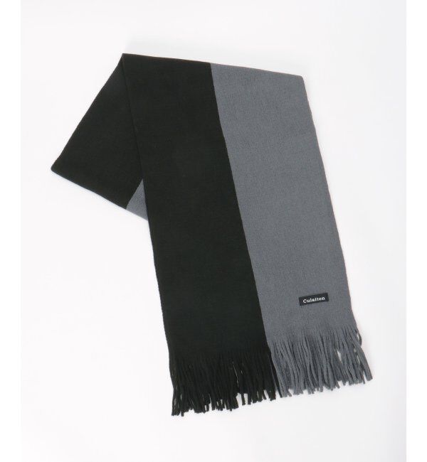 ikka「【抗菌防臭】ラッセルバイカラーマフラー」|マフラー|