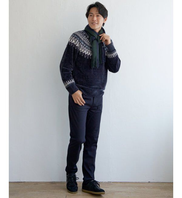 ikka「【抗菌防臭】ラッセルバイカラーマフラー」|マフラー|