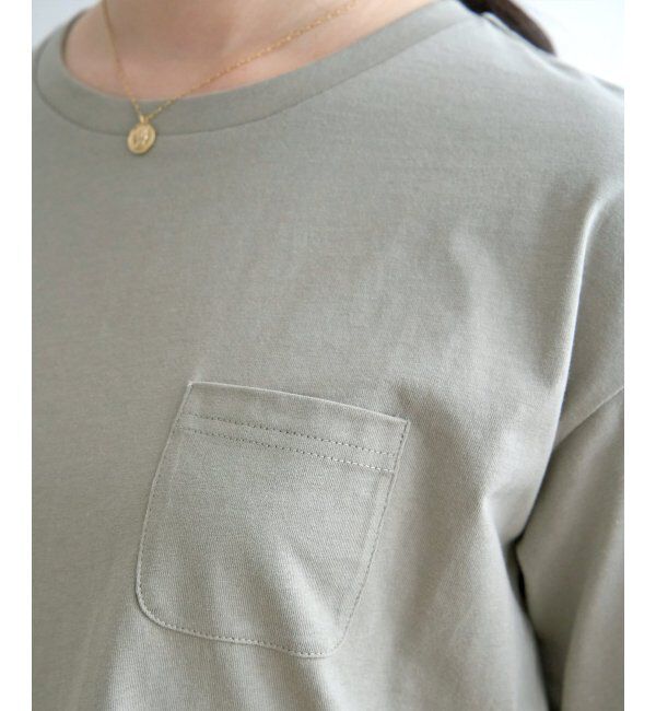 ikka「コットンUSA半袖Tシャツ」|Tシャツ・カットソー|