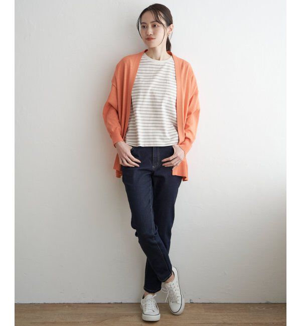 ikka「コットンUSA半袖Tシャツ」|Tシャツ・カットソー|