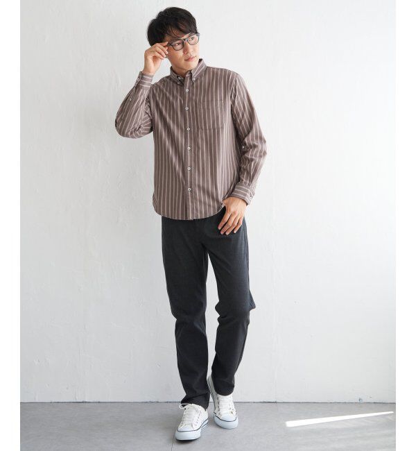 ikka「【吸水速乾】イージーケアオックスボタンダウンシャツ」|シャツ・ブラウス|