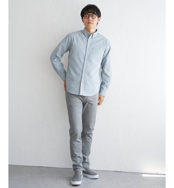 ikka「【吸水速乾】イージーケアオックスボタンダウンシャツ」|シャツ・ブラウス|
