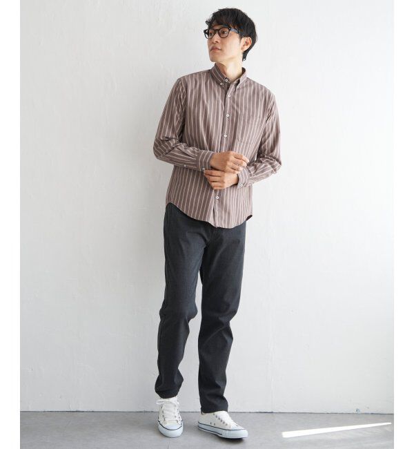 ikka「【吸水速乾】イージーケアオックスボタンダウンシャツ」|シャツ・ブラウス|