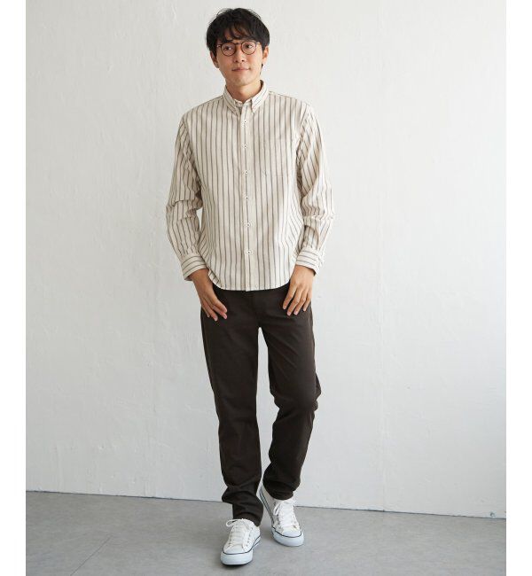 ikka「【吸水速乾】イージーケアオックスボタンダウンシャツ」|シャツ・ブラウス|