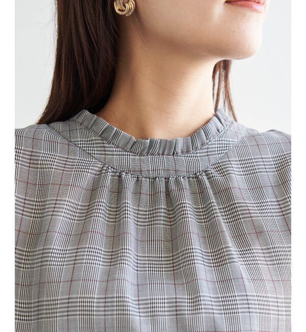 ikka「襟フリル2WAYブラウス」|シャツ・ブラウス|