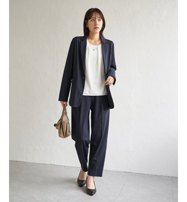 IKKA LOUNGE「ネックレス付き裾2段ブラウス」|シャツ・ブラウス|