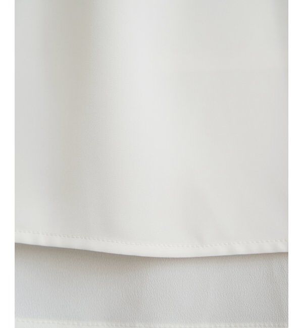 IKKA LOUNGE「ネックレス付き裾2段ブラウス」|シャツ・ブラウス|