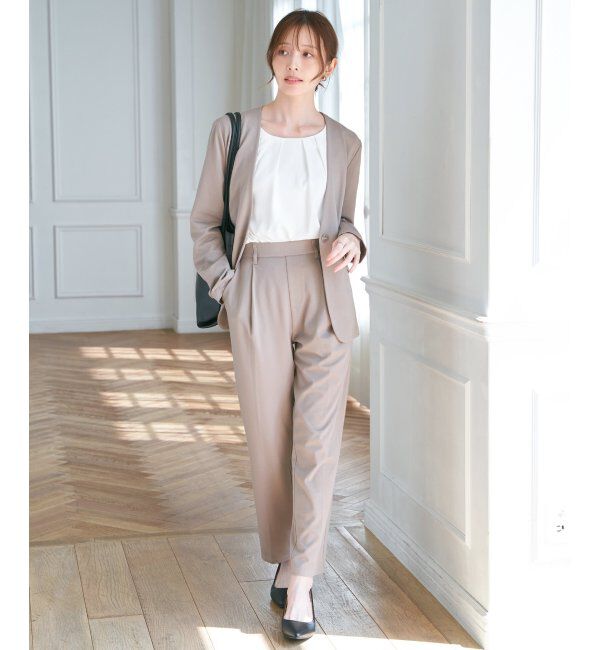 IKKA LOUNGE「ネックレス付き裾2段ブラウス」|シャツ・ブラウス|