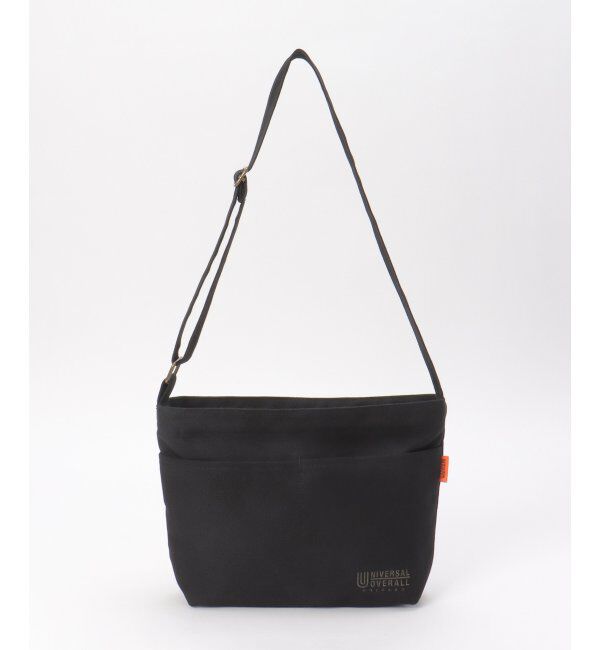 ikka「UNIVERSAL OVERALL ユニバーサルオーバーオール キャンバスダブルフェイスショルダーバッグ」|その他|ブラック