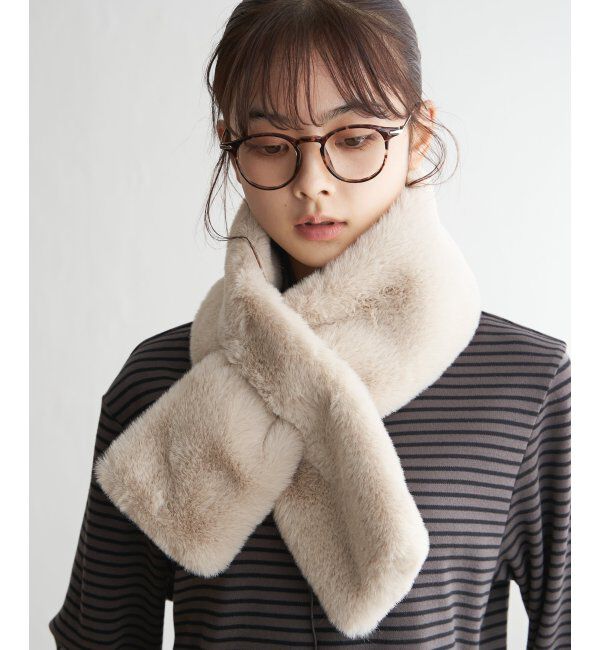 Lbc with Life「フェイクファーティペット」|マフラー|