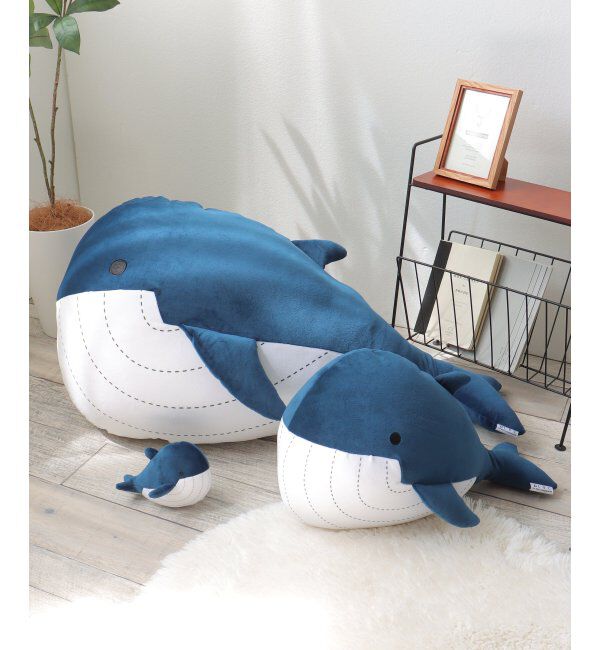 Lbc with Life「クジラ クッション M」|クッション・クッションカバー|