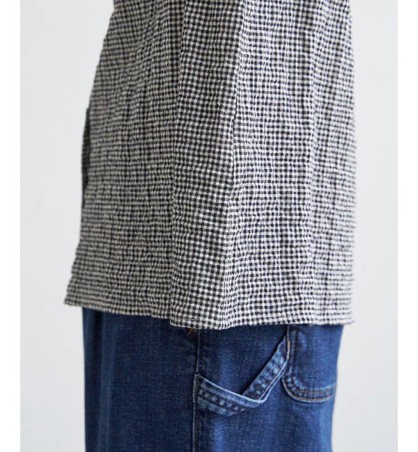 Lbc with Life「オーガニックコットン襟フリルブラウス」|シャツ・ブラウス|