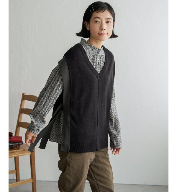 Lbc with Life「オーガニックコットン襟フリルブラウス」|シャツ・ブラウス|