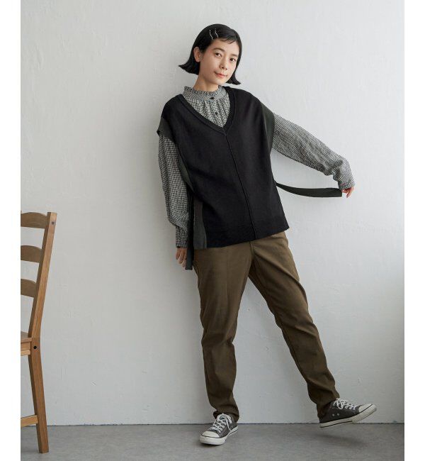 Lbc with Life「オーガニックコットン襟フリルブラウス」|シャツ・ブラウス|