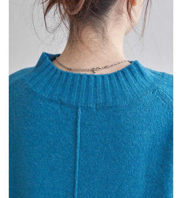 Lbc with Life「透かし柄バックスリットニット」|カーディガン|