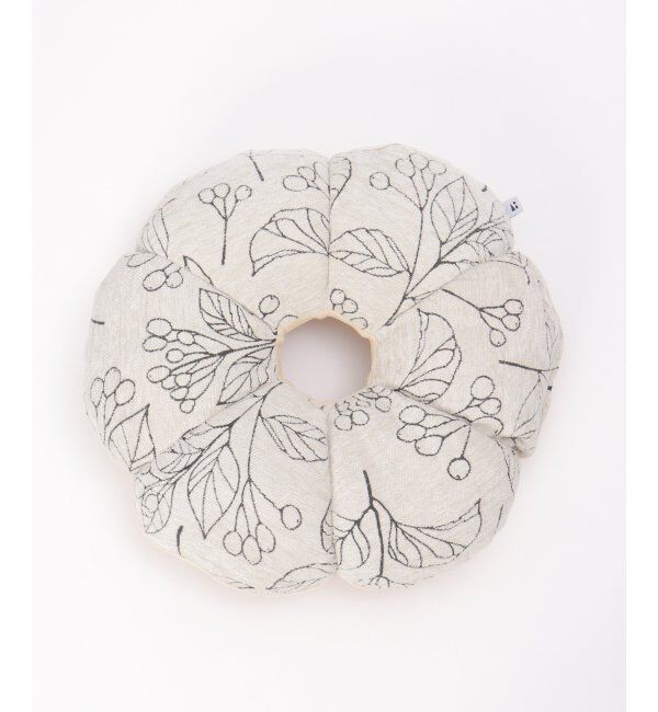 Lbc with Life「シェニール　花円座クッション」|クッション・クッションカバー|