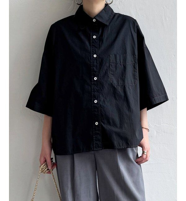 Lbc with Life「タイプライターハンソデＢＯＸシャツ」|シャツ・ブラウス|