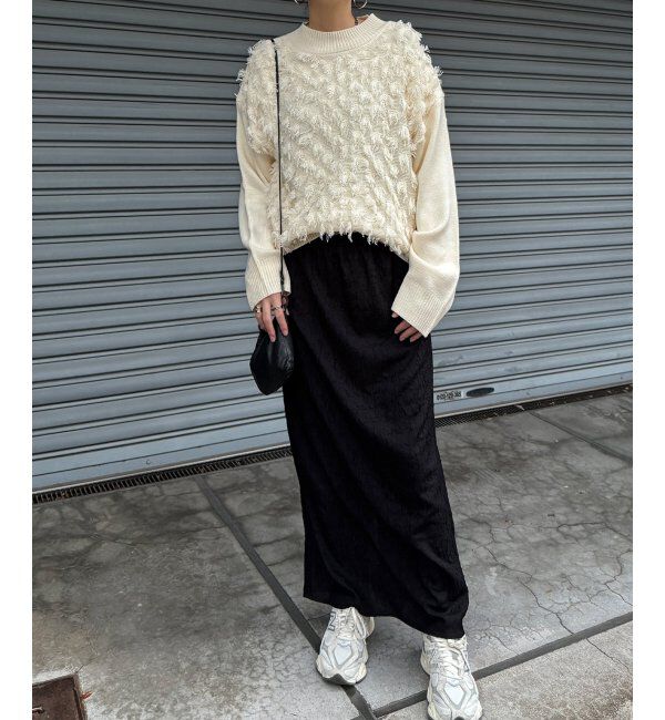 Lbc with Life「フリンジニットプルオーバー」|カーディガン|