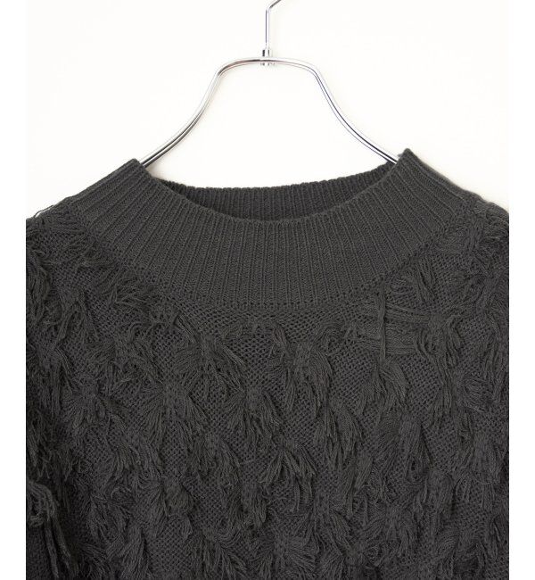 Lbc with Life「フリンジニットプルオーバー」|カーディガン|