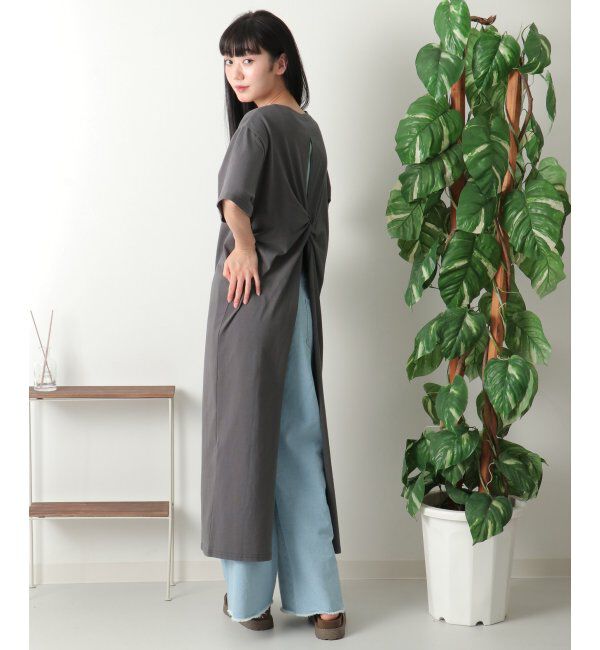 VENCE share style「バッククロススリットワンピース」|ワンピース|