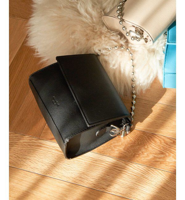 VENCE share style「2WAYスクエアボールチェーンミニショルダーバッグ」|その他|ブラック
