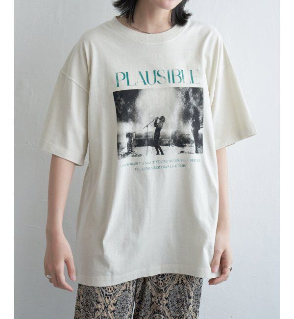 VENCE share style「PLAUSIBLE ピグメントTシャツ」|Tシャツ・カットソー|