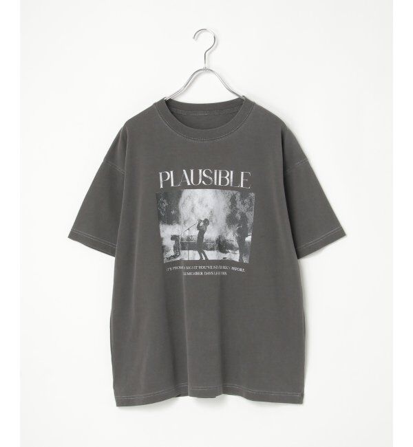 VENCE share style「PLAUSIBLE ピグメントTシャツ」|Tシャツ・カットソー|